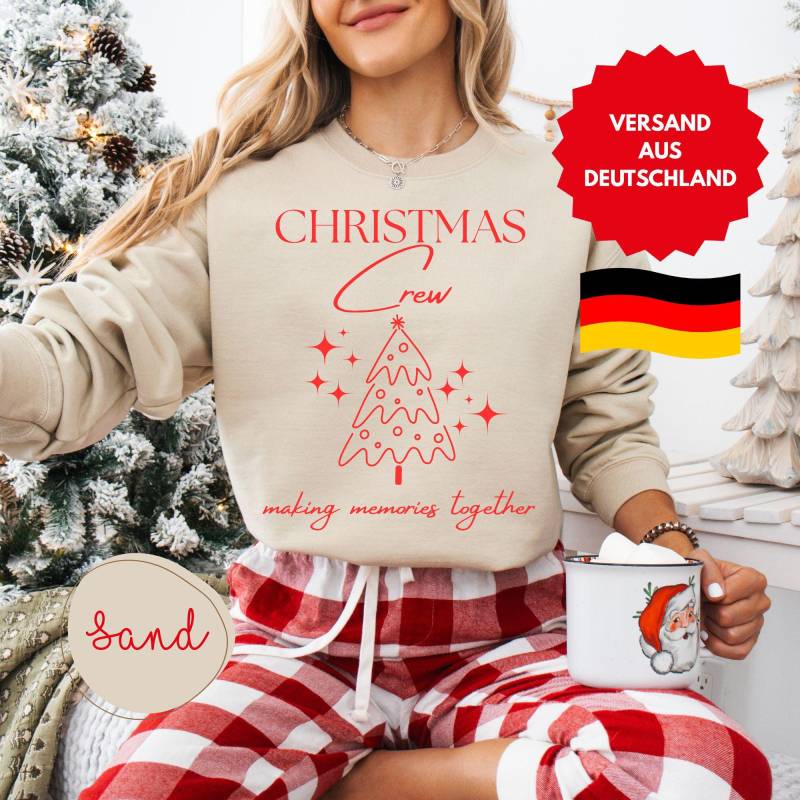 Weihnachts Sweatshirt Damen, Familien Pullover Weihnachten, Winter Outfit, Geschenk Für Freunde Cooler Weihnachtspulli Unisex von PrintStudiobyNina