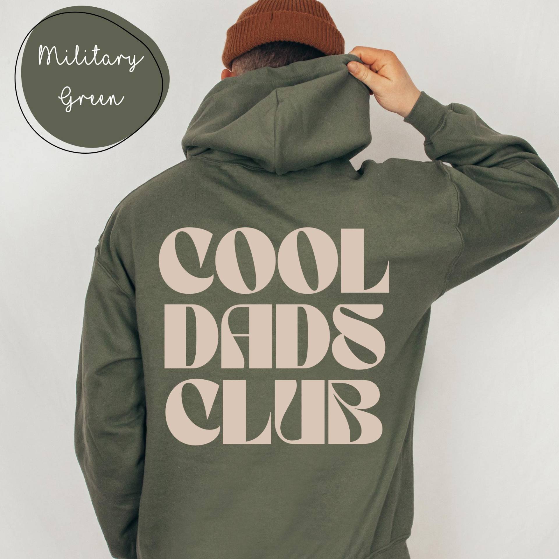 Cool Dads Club Hoodie Geschenk Für Papa Vater Pullover Unisex Lustiger Dad Sweater Vatertag Männer von PrintStudiobyNina