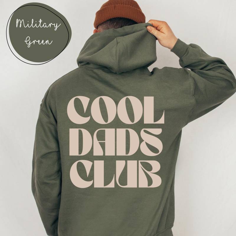 Cool Dads Club Hoodie Geschenk Für Papa Vater Pullover Unisex Lustiger Dad Sweater Vatertag Männer von PrintStudiobyNina