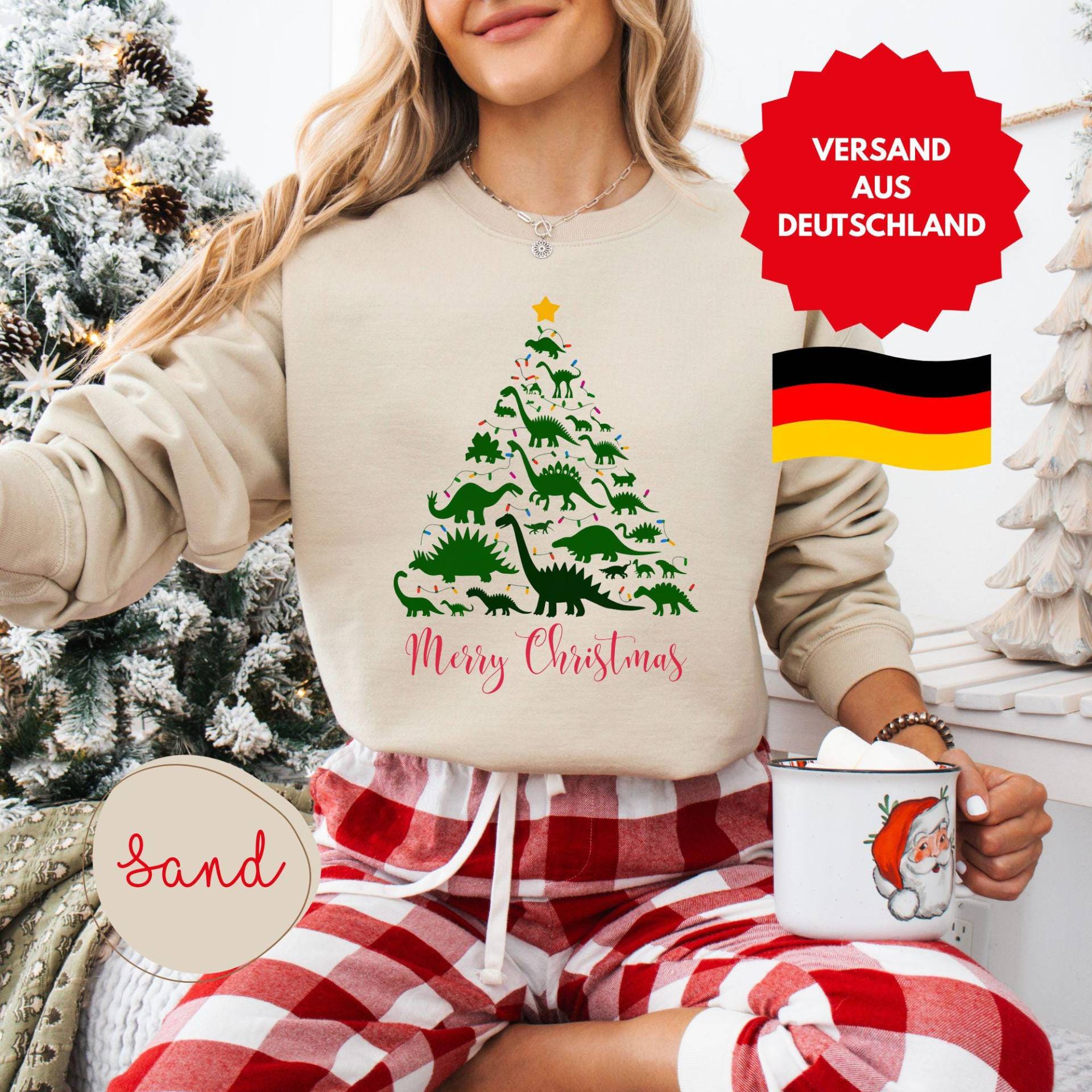 Weihnachts Sweatshirt Damen, Familien Pullover Weihnachten, Winter Outfit, Geschenk Für Freunde Cooler Weihnachtspulli Unisex von PrintStudiobyNina