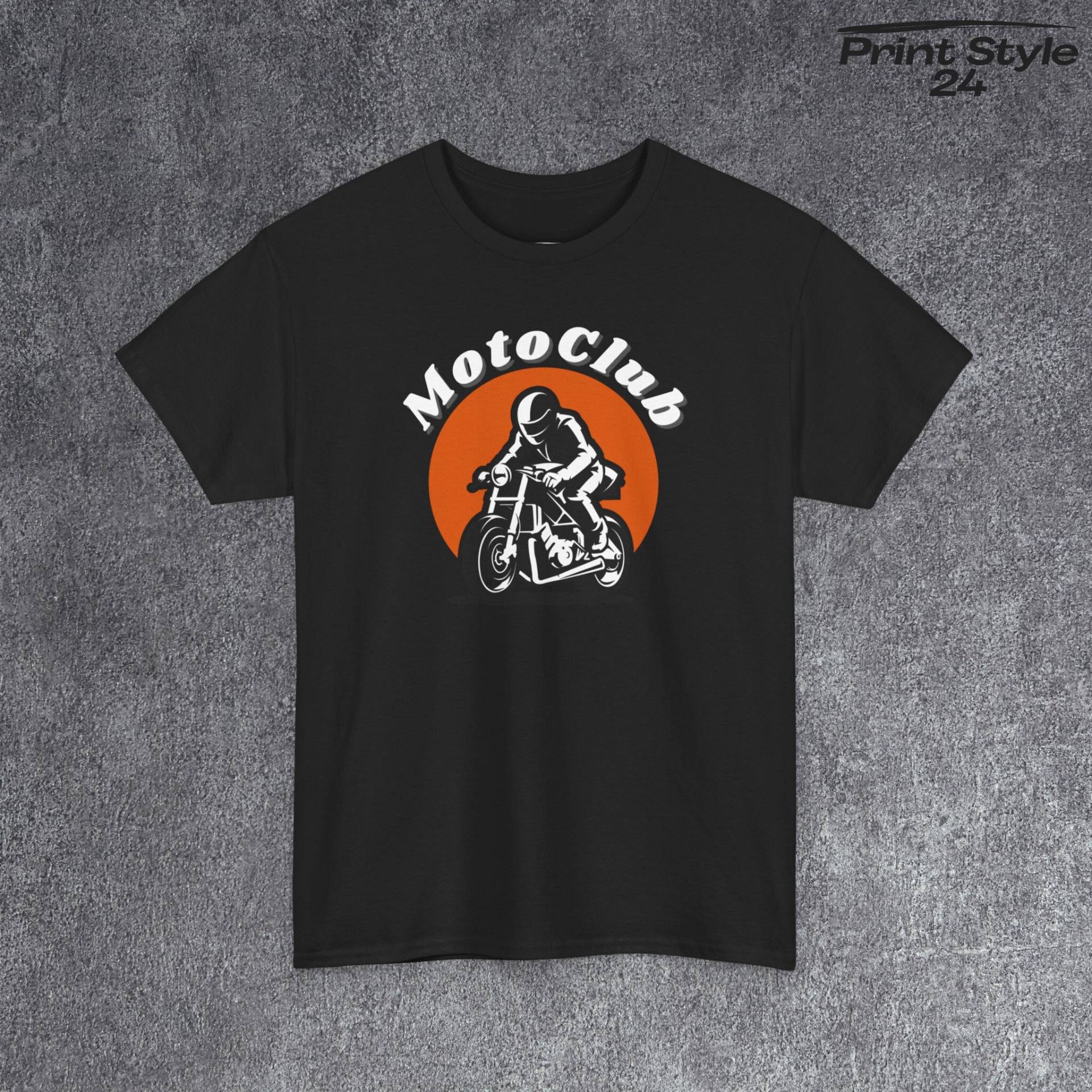 Tshirt Für Biker T Shirt Mit Coolem Motorrad Cafe Racer Geschenk Freunde T-Shirt Retro Design Grafik Moto Club von PrintStyle24