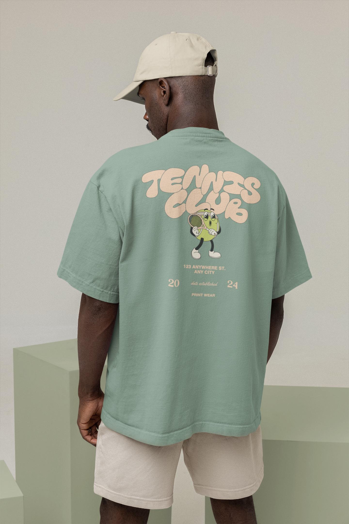 Tennis Club Oversize - Heavy Oversized Organic Shirt von PrintWearGermany