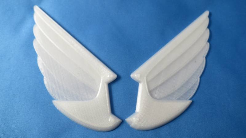 Fünfter Element Flugbegleiter Hut Flügel 3D Gedruckt Prop Für Kostüm & Cosplay von PrintedPropz