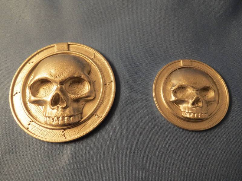 Katarina League Of Legends Cosplay 3D Gedruckte Totenkopf Embleme Für Gürtel & Halsband von PrintedPropz