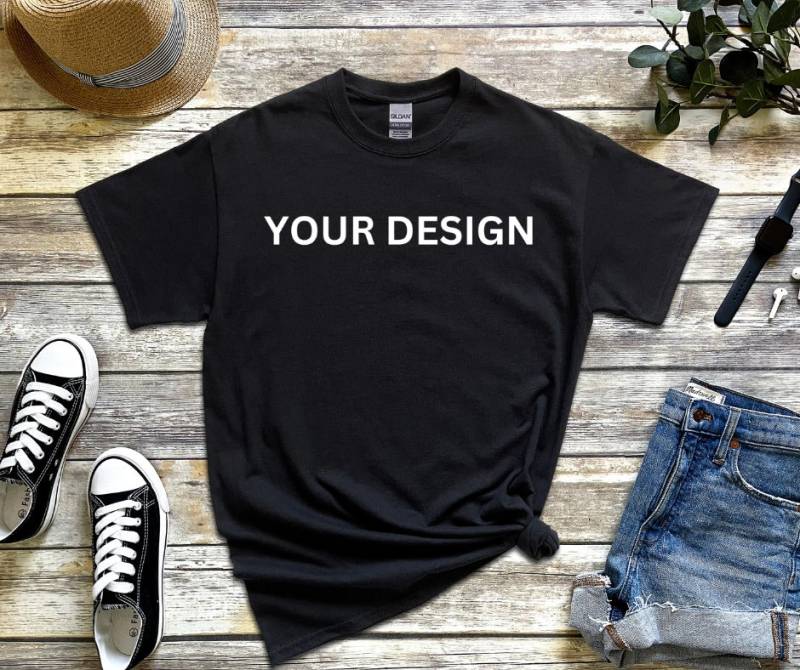 Personalisiertes T-Shirt Mit Individuellem Design Individuell Bedruckt Ihr Gedrucktes T-Shirt Text/Logo Geschenk Für Freunde von PrintedSuccess