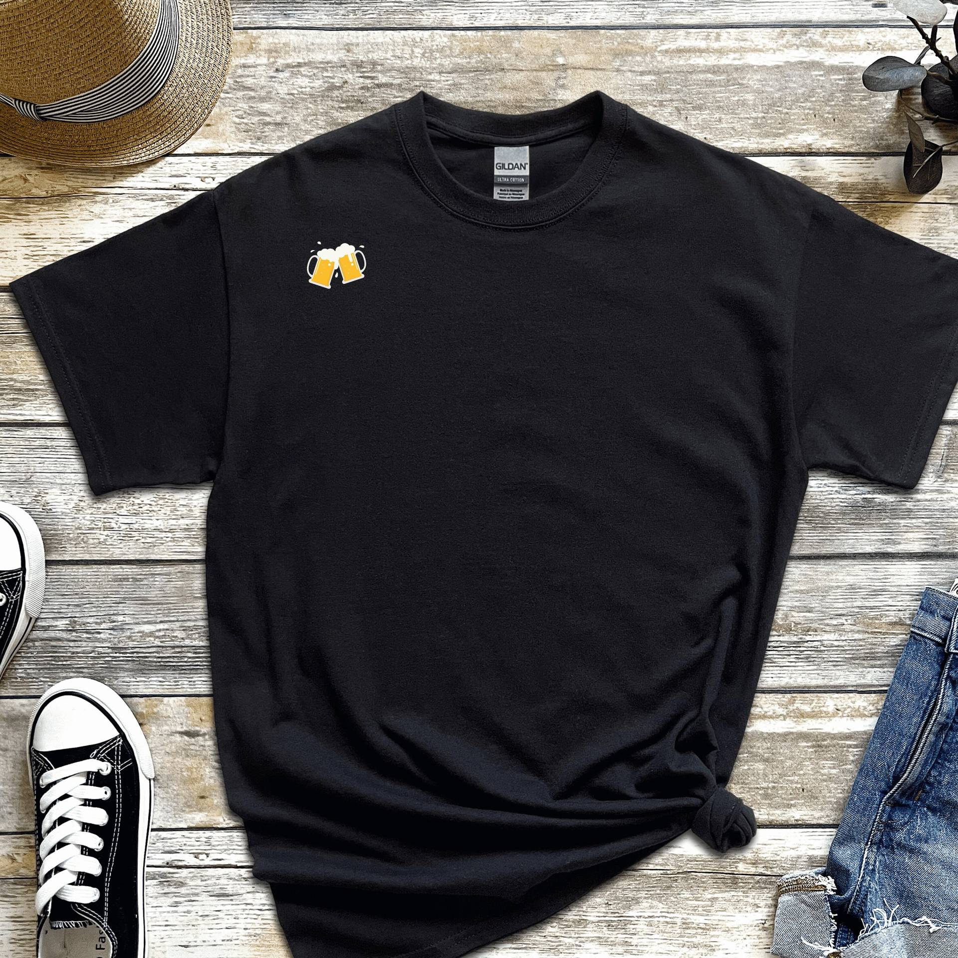 Vizefreitag Drinking Shirt Black/White Tshirt Lustiges Trink Für Freunde von PrintedSuccess