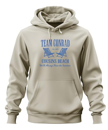 Team Conrad Cousins Beach We'll Always Have Summer I got Pretty Unisex Hoodie Kapuzenpullover, Natur, S von Printera
