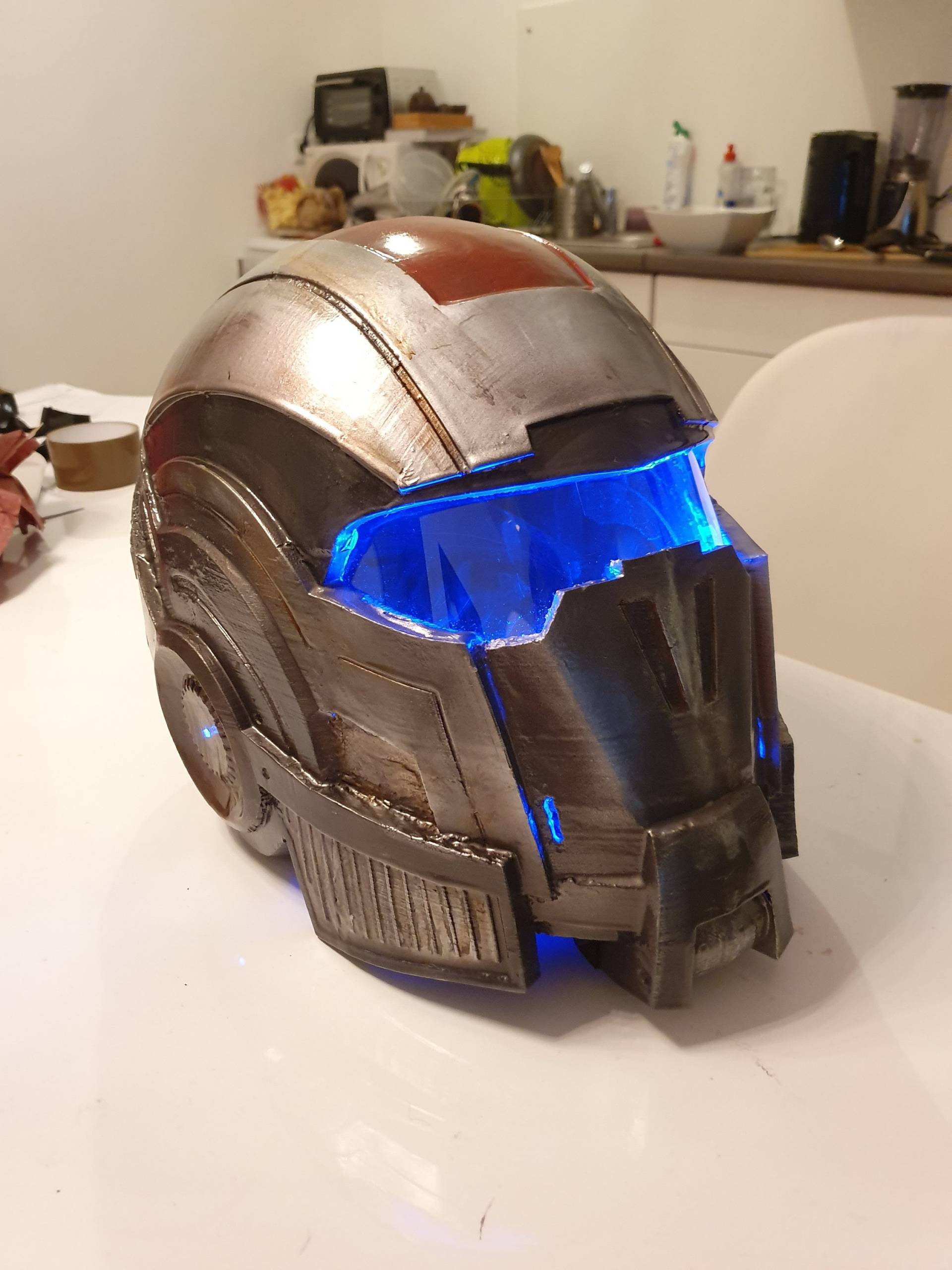 Fanmade Atmungshelm Replik Mit Lichteffekten, Custom Paintjob Und Voll Tragbar Fanmade Atmungshelm Replik Mit Lichteffekten, Custom Paintjob Und Voll Tragbar von PrintingRevolution