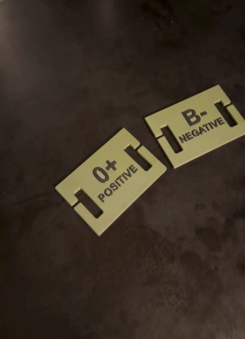 Blutgruppen Mollepatch Blutgruppen Mollepatch von Printstube