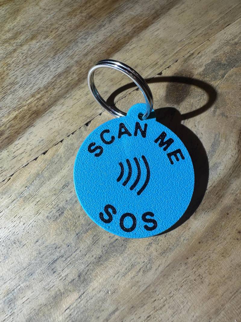 Sos Nfc-Notfallanhänger - Pla Sonderanfertigung von Printstube