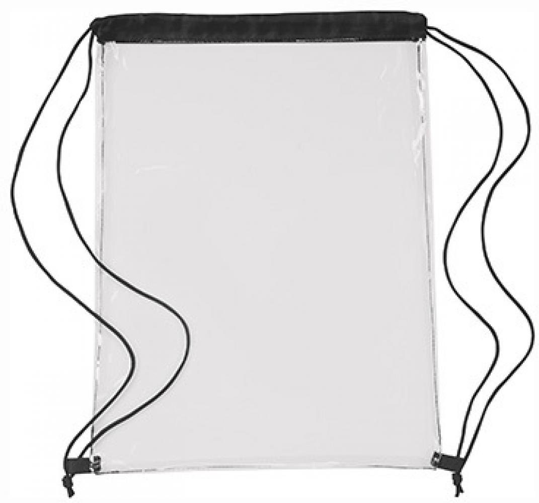 Printwear Turnbeutel Transparent Backpack / 35 x 46 x 0,1 cm von Printwear