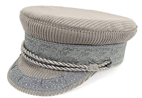 Prinz-Heinrich Mütze in Cord, das Original - Made in Germany (Grau, 54) von Prinz-Heinrich