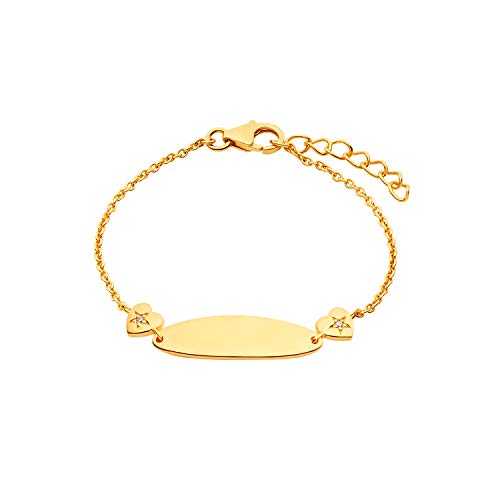 Prinzessin Lillifee 2029683 Mädchen Armband Gold Weiß Zirkonia 14 cm von Prinzessin Lillifee