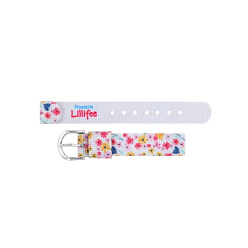 Prinzessin Lillifee Edelstahl Textil Uhrenarmband Kinder Mädchen Ersatzteil 18cm Blumen, 2031847 von Prinzessin Lillifee