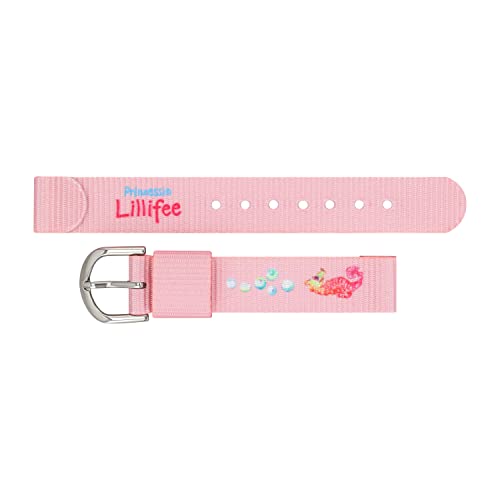 Prinzessin Lillifee Edelstahl Textil Uhrenarmband Kinder Mädchen Ersatzteil 18cm Seepferdchen, 2031843 von Prinzessin Lillifee