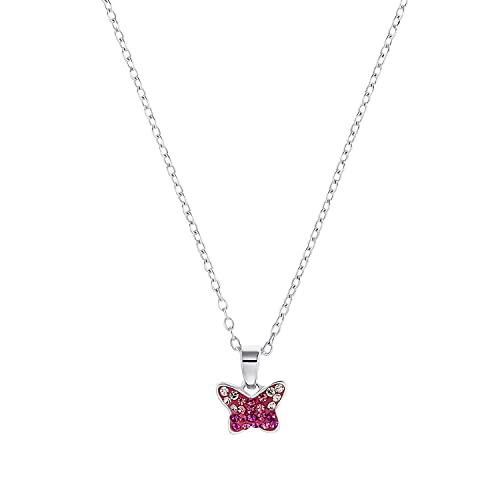 Prinzessin Lillifee Mädchen Kinder Schmuck Schmetterling Silber, Kommt in Schmuck Geschenk Box von Prinzessin Lillifee