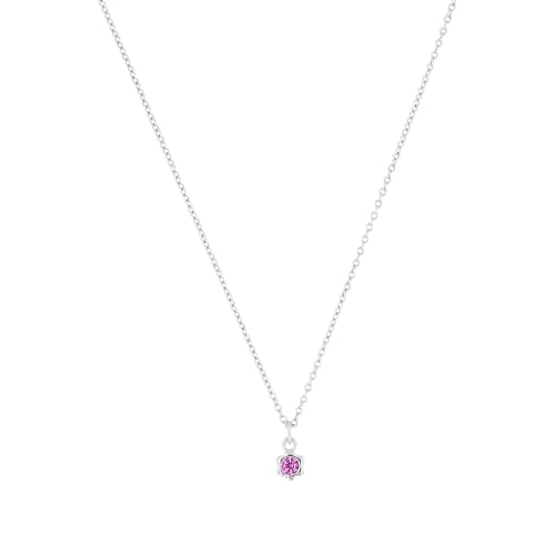 Prinzessin Lillifee Kette mit Anhänger 925 Sterling Silber Mädchen Kinder Halsschmuck, mit Zirkonia synth., 35+3 cm, Silber, Januar, Kommt in Schmuck Geschenk Box, 2038718 von Prinzessin Lillifee