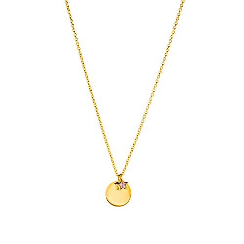 Prinzessin Lillifee 2029712 Mädchen Collier Stern Gold Rosa Zirkonia 38 cm von Prinzessin Lillifee