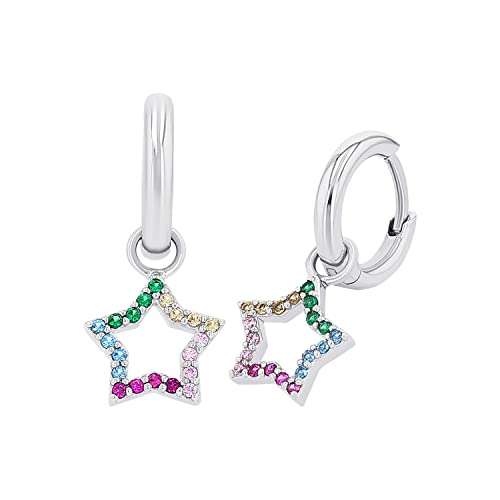 Prinzessin Lillifee Kinder Mädchen Schmuck Stern Silber Multicolor, Kommt in Schmuck Geschenk Box von Prinzessin Lillifee