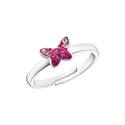 Prinzessin Lillifee Kinderring 925 Sterling Silber Mädchen Kinder Ringe, mit Preciosa, Silber, Schmetterling, Kommt in Schmuck Geschenk Box, 2033999 Prinzessin Lillifee Kinderring 925 Sterling Silber Mädchen Kinder Ringe, mit Preciosa, Silber, Schmetterling, Kommt in Schmuck Geschenk Box, 2033999 von Prinzessin Lillifee