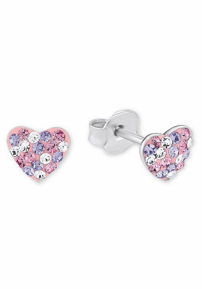 Prinzessin Lillifee Paar Ohrstecker Herz, mit Preciosa Crystal von Prinzessin Lillifee