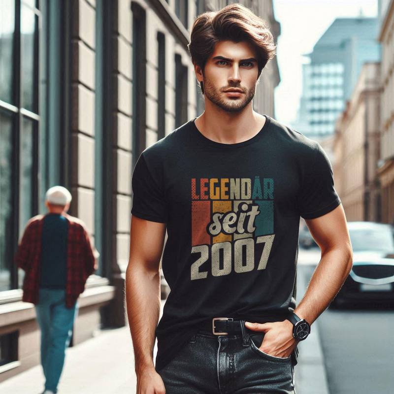 Lustiges Geschenk Zum 18. Geburtstag Für Jungen Und Mädchen - Legendär Seit 2007 Abschlag Geburtstagsgeschenkidee von PrinzshirtDE