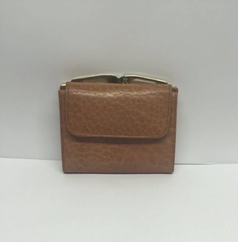 Vintage Jordan Marsh Portemonnaie Pink Mauve Mit Wechselgeldbörse, Clipverschluss Vintage Jordan Marsh Portemonnaie Pink Mauve Mit Wechselgeldbörse, Clipverschluss von PriorMemories