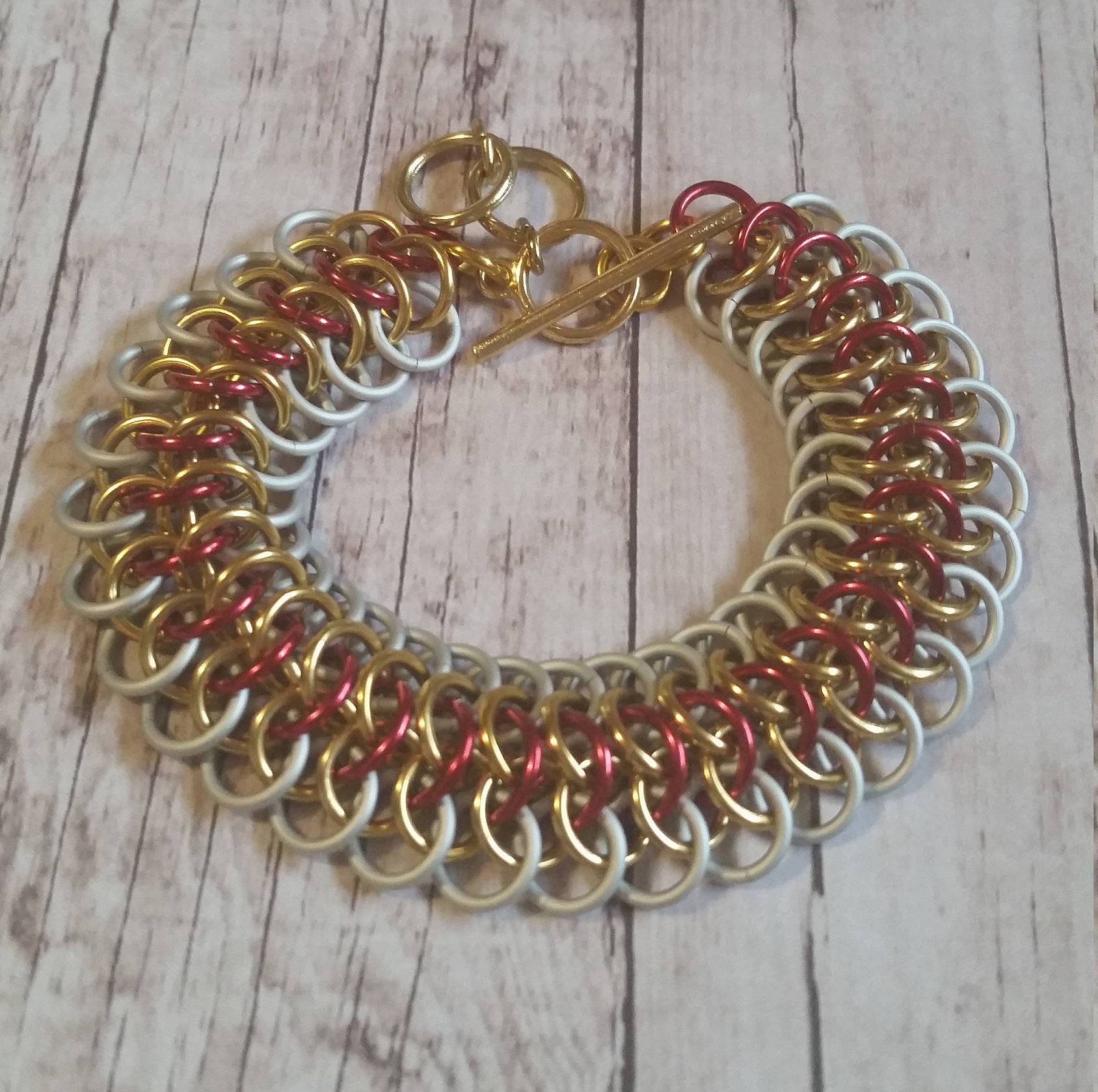 She-Ra Inspiriert Chainmaille Armband - Crotalus Weben von PriorityMailleBox