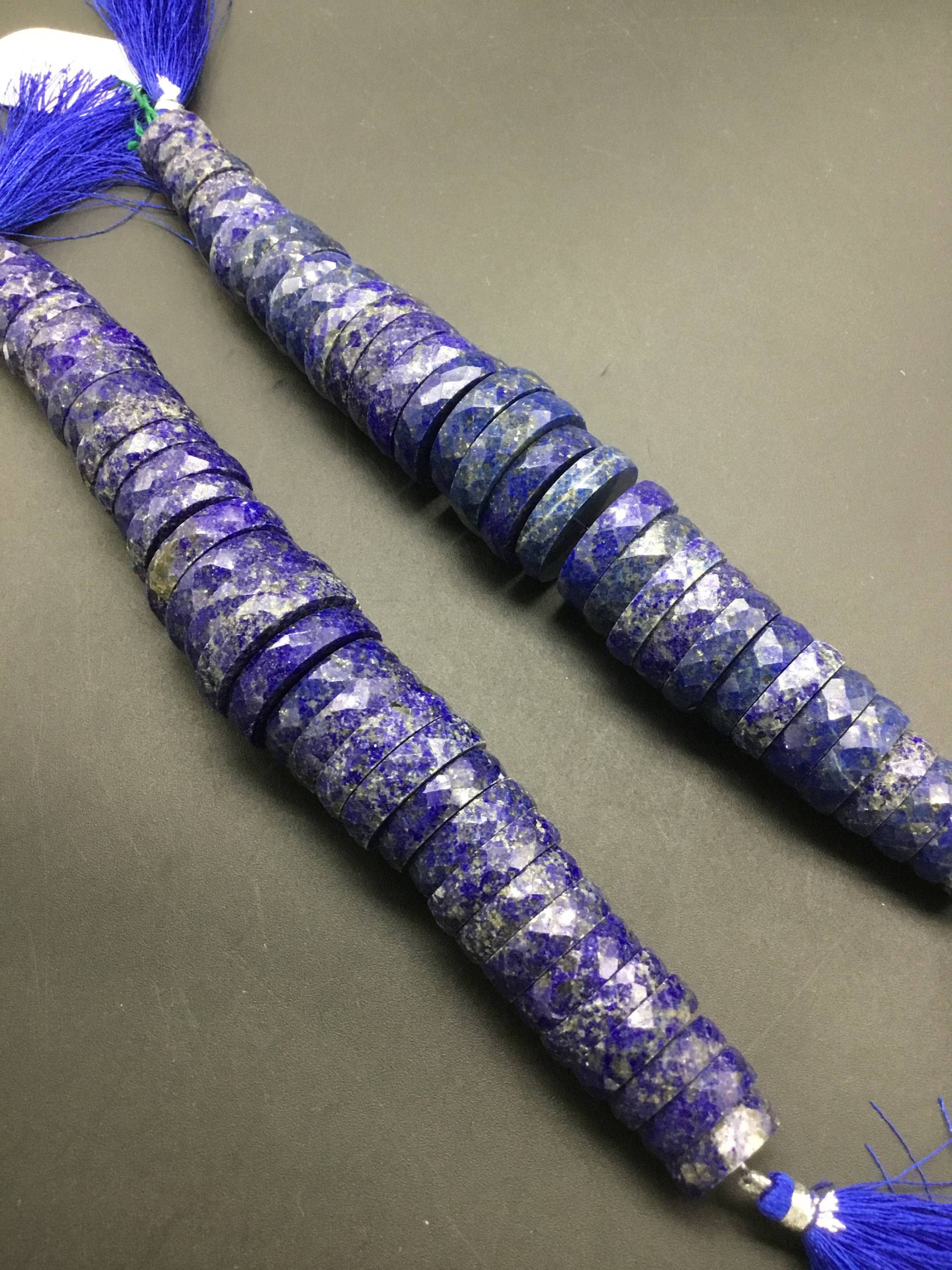 Lapis Lazuli Facettiert Großer Reifen Natur Edelstein von Prismaticgems