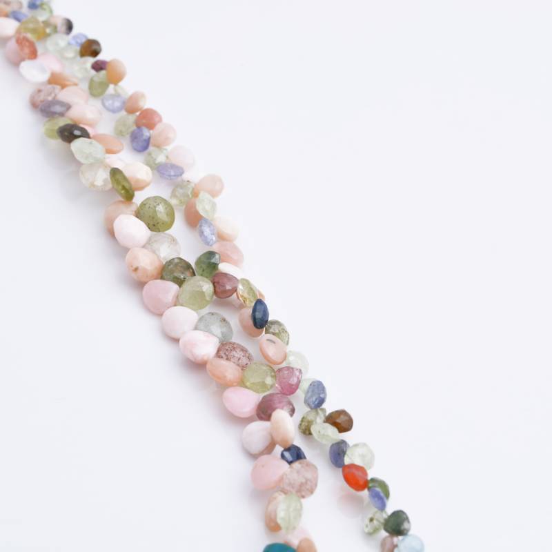 Mehrere Gemischte Edelsteine 8 Zoll Facettierte Birne Natürliche Edelstein Perlen von Prismaticgems