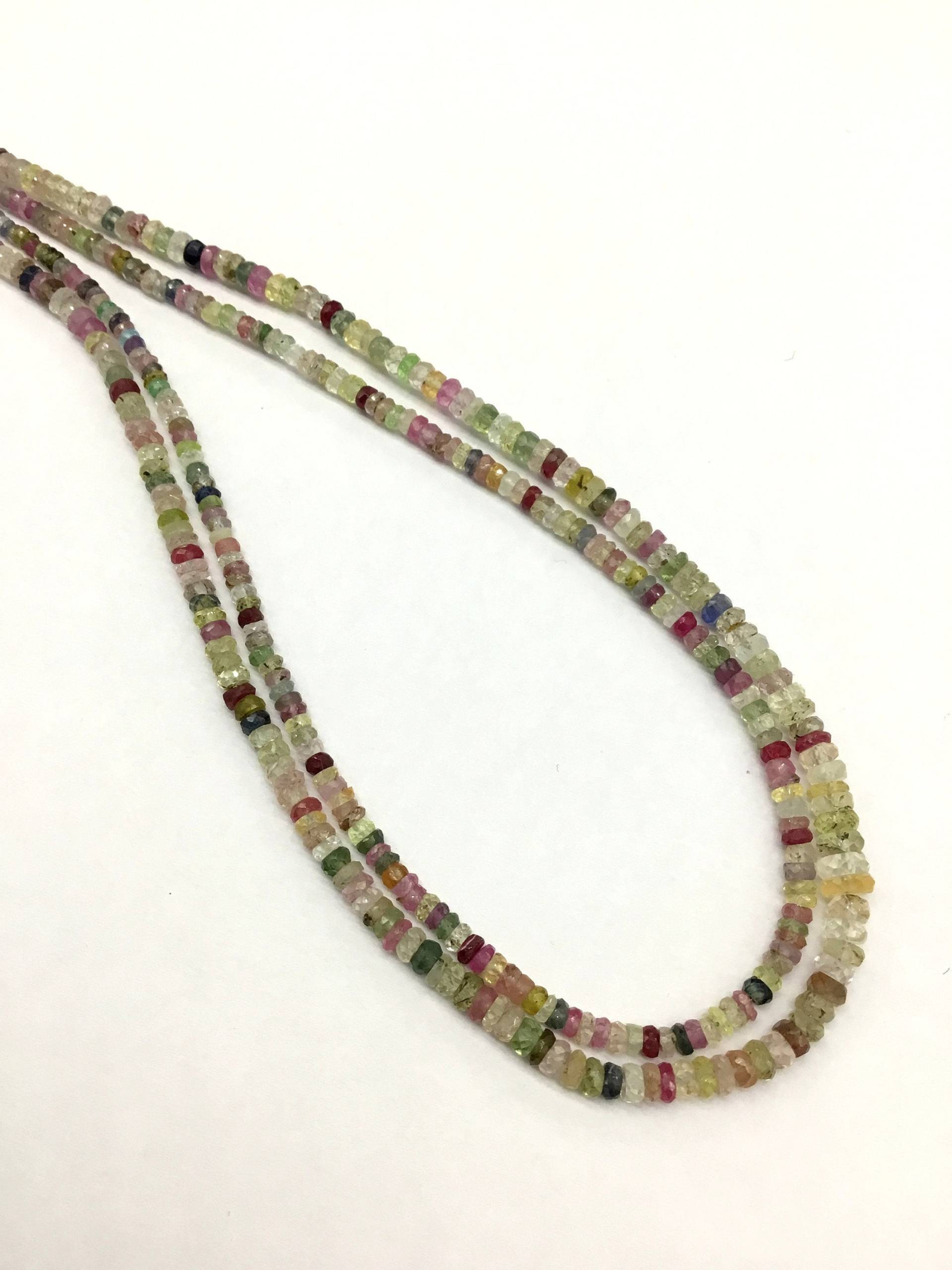 Mehrere Gemischte Edelsteine Disco Facettierte Perlen 1 Strang Edelsteinperlen Für Schmuck von Prismaticgems