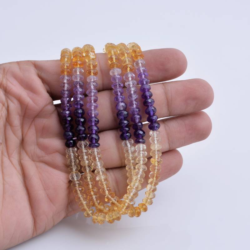 Mehrere Mixed Gems Brasilien Facettierte Perlen 1 Strang Edelstein von Prismaticgems
