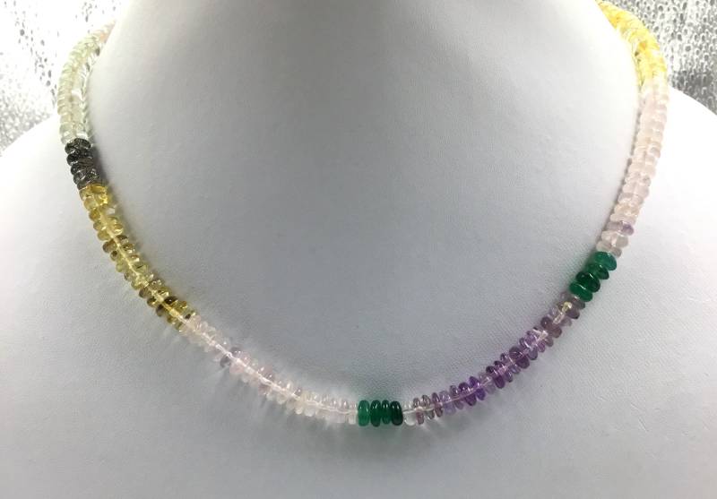 Natürliche Semi Multi Mixed Edelsteine Machen Perlen Edelstein Für Schmuck von Prismaticgems