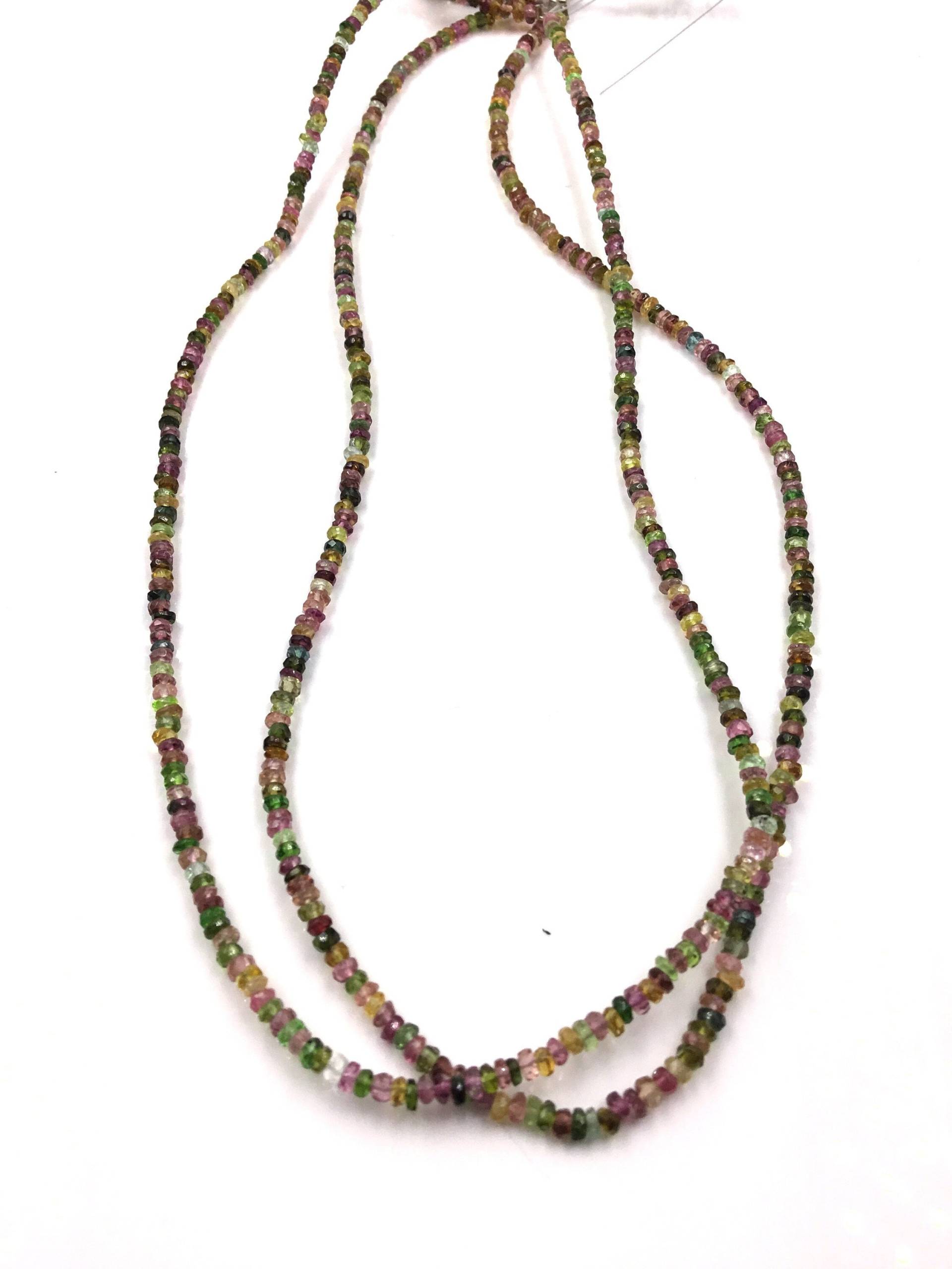 Natürliche Semi Multi Mixed Gems Perlen Edelstein Halskette von Prismaticgems