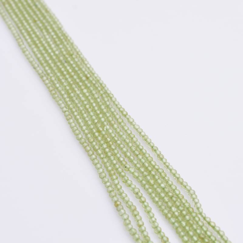 Peridot 2 Mm Facettierte Perlen Natürliche Edelstein Für Schmuck von Prismaticgems