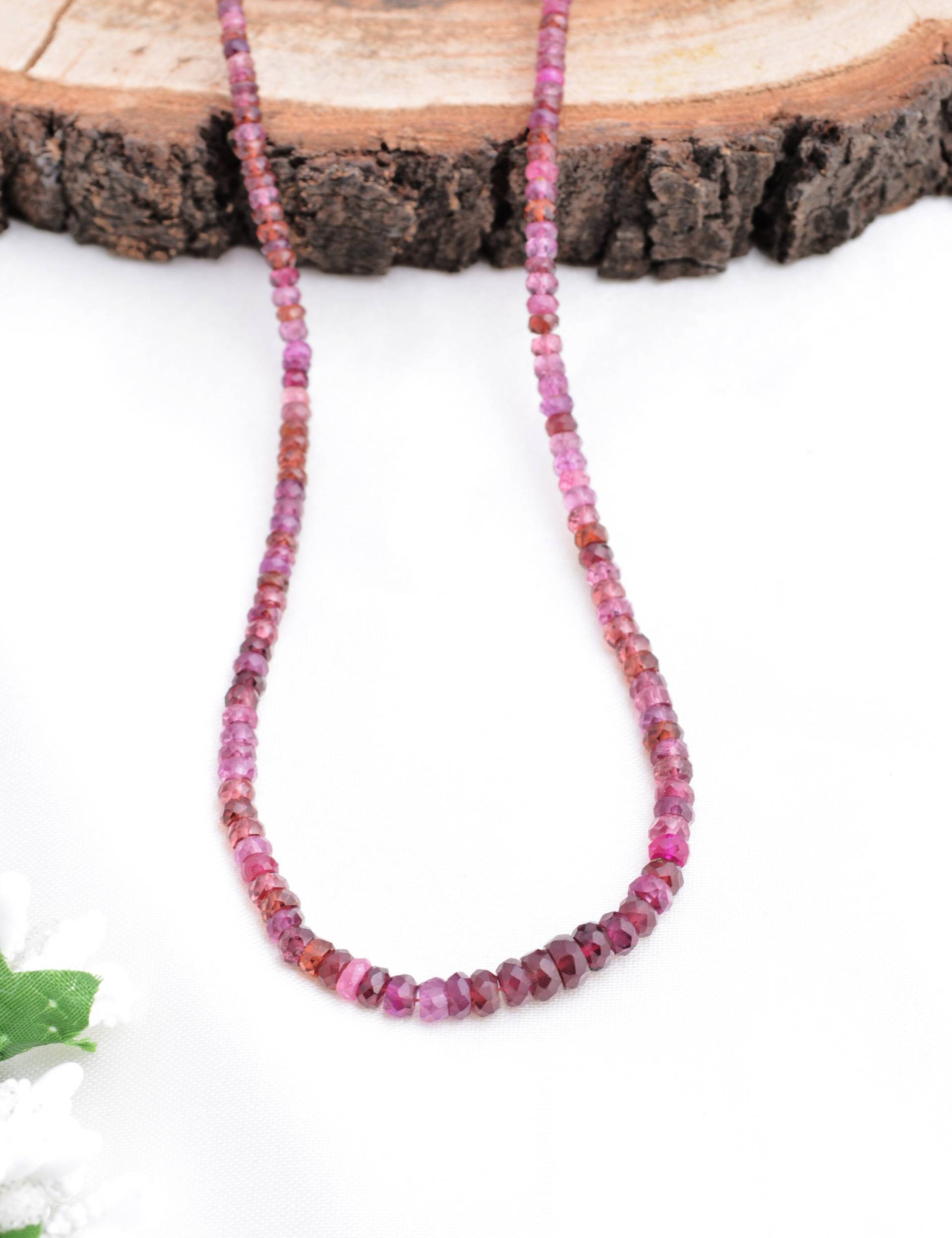 Roter Spinell 3 Mm Bis 6 Facettierte Perlen Natürliche Edelstein von Prismaticgems