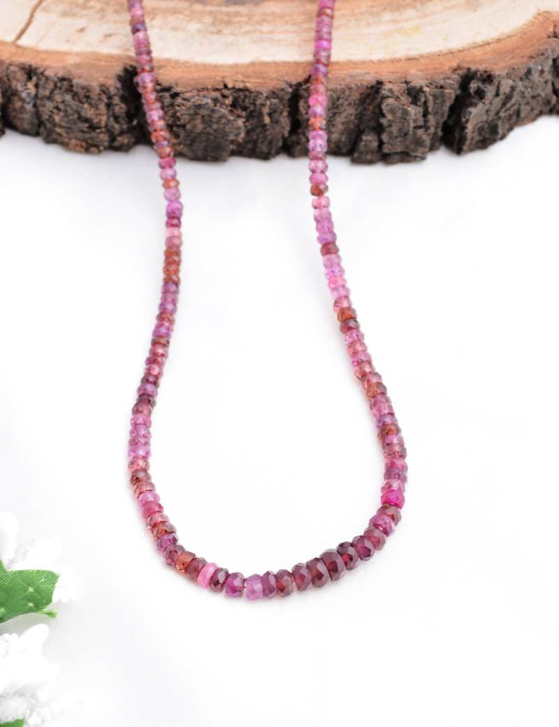 Roter Spinell 3 Mm Bis 6 Facettierte Perlen Natürliche Edelstein von Prismaticgems