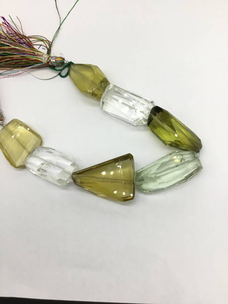 Semi Multi Edelstein Facettierten Tumble Big Größe 297.60 Ct 100 % Natürliche Halskette Verkauf Edelsteine Mix von Prismaticgems
