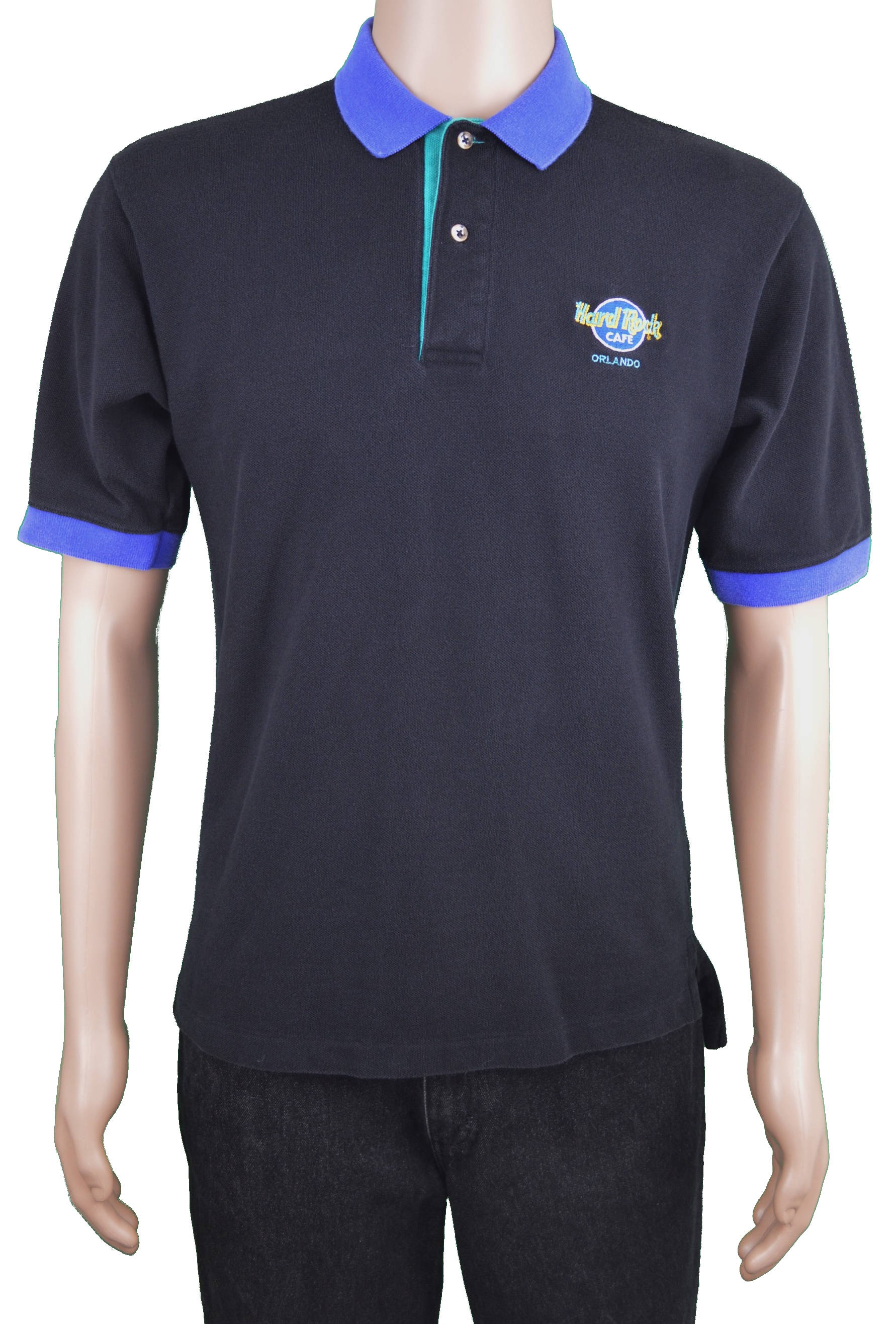 Vintage Outer Banks Hard Rock Cafe Ornaments Logo Herren-Polo-Kurzarm-Shirt Größe Medium | M Vintage Outer Banks Hard Rock Cafe Ornaments Logo Herren-Polo-Kurzarm-Shirt Größe Medium | M von PristineVintageWears