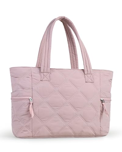 Prite gesteppte Einkaufstasche für Frauen Große Puffer Reise Umhängetasche Handtasche Leichte flauschige Lehrerin Krankenschwester Tasche für Arbeit, Fitnessstudio, Schule Prite gesteppte Einkaufstasche für Frauen Große Puffer Reise Umhängetasche Handtasche Leichte flauschige Lehrerin Krankenschwester Tasche für Arbeit, Fitnessstudio, Schule von Prite