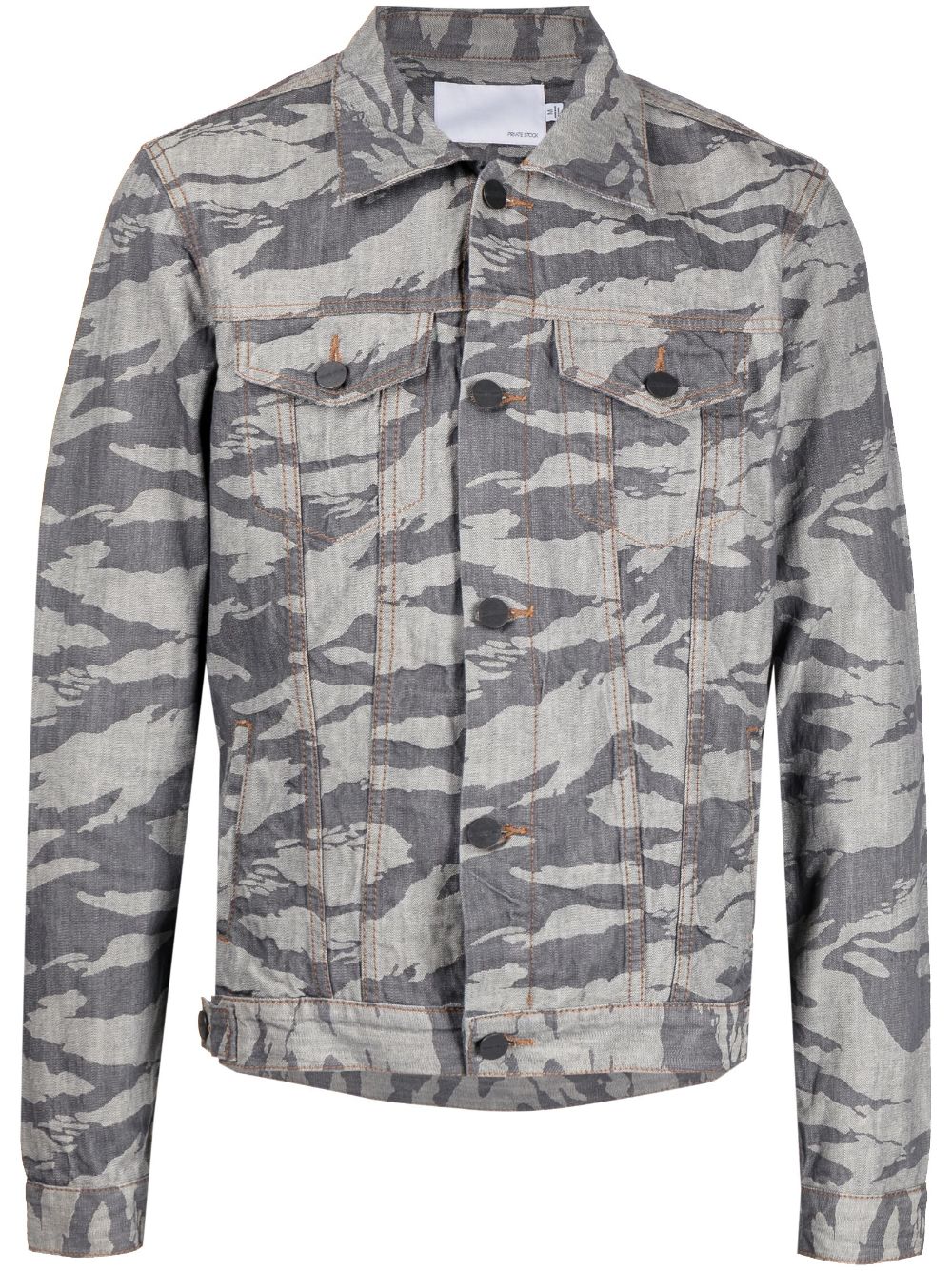 Private Stock The Delaroche Military-Jacke - Grau von Private Stock