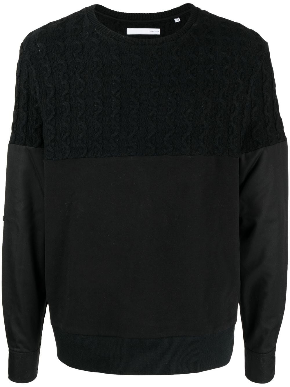 Private Stock The Kaine Sweatshirt - Schwarz von Private Stock