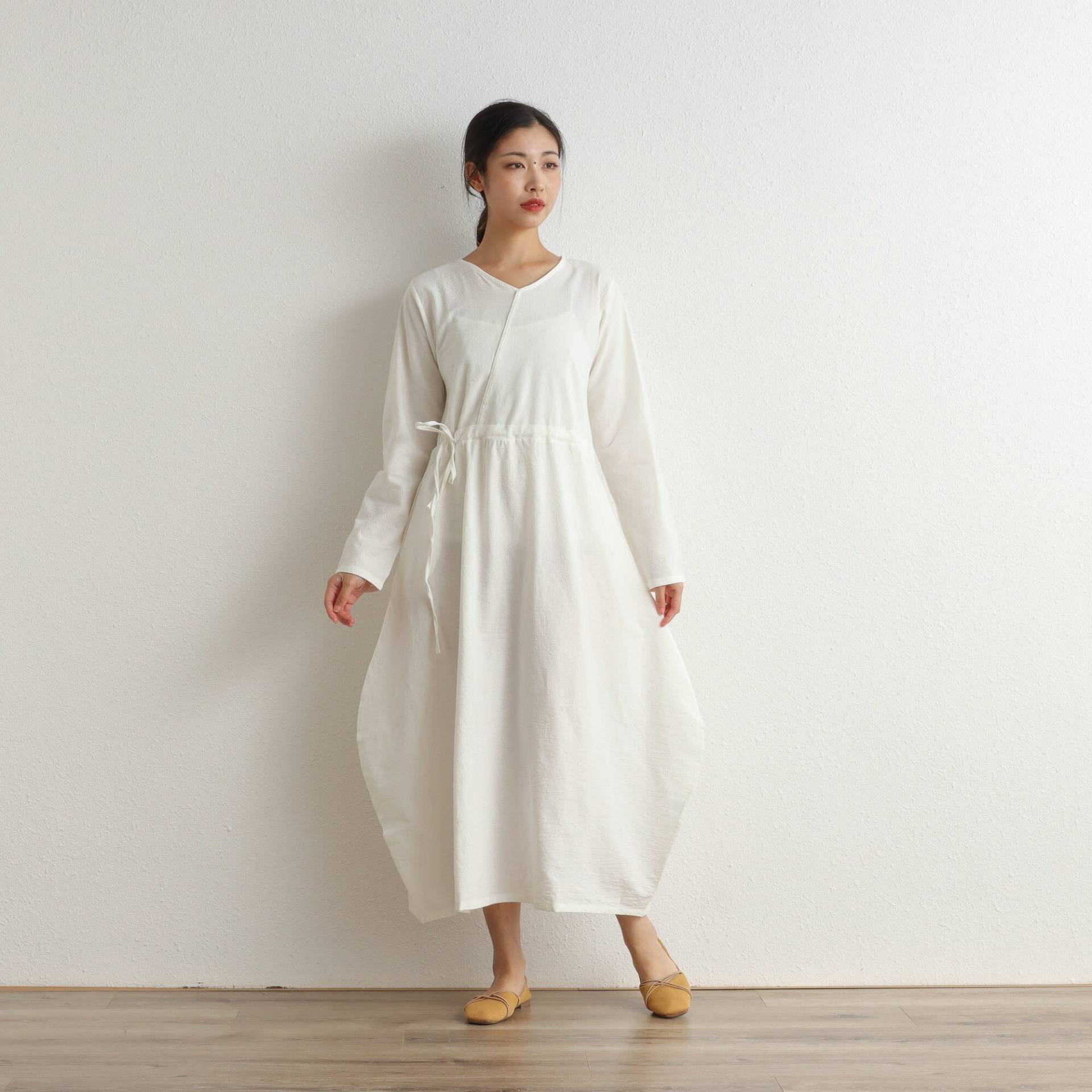 Frauen Baumwollkleid Weiche Beiläufige Lose Roben Lange Ärmel Etuikleid Boho Maxi Kleider Maßgeschneiderte Kleid Plus Size Kleidung Leinen Frauen Baumwollkleid Weiche Beiläufige Lose Roben Lange Ärmel Etuikleid Boho Maxi Kleider Maßgeschneiderte Kleid Plus Size Kleidung Leinen von PrivateTailor