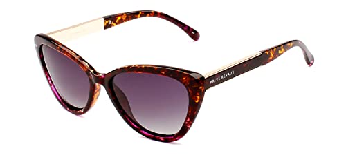 Prive' Revaux Unisex Hepburn 2.0/s Sunglasses, HKZ/XW Violet HVNA, 58 von Prive' Revaux