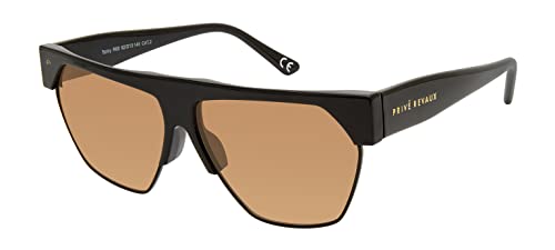 Prive' Revaux Unisex Spicy/s Sunglasses, R60/SP Black Brown, 62 von Prive' Revaux