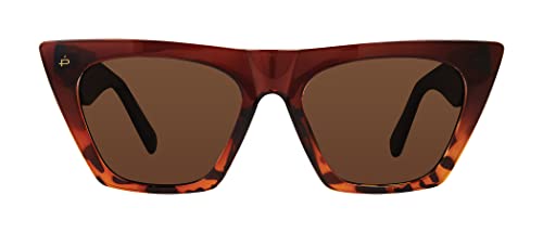 Prive' Revaux Unisex Victoria Mini/s Sunglasses, Schokolade/Tortoise, 51 von PRIVÉ REVAUX