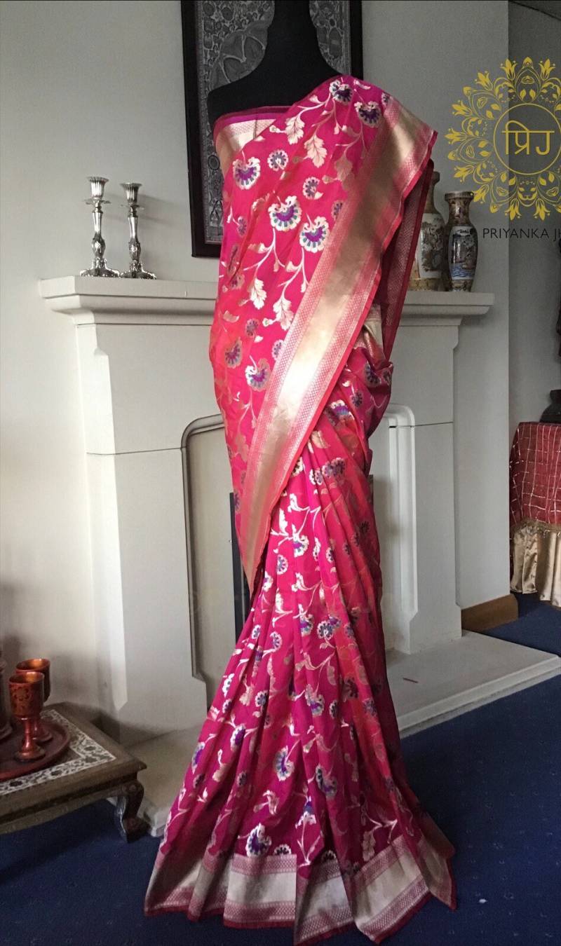 Banarsi Seide Saree Banarsi Seide Saree von Priyankajhacreations