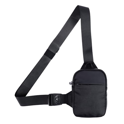Prizmxed Brusttasche Herren Klein Sling Bag Crossbody Schultertasche Shoulder Bag für Outdoor-Sport, Shopping von Prizmxed