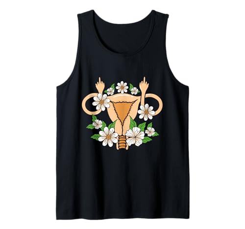 Pro Choice Damen Rechte Uterus Mittelfinger Feminist Tank Top Pro Choice Damen Rechte Uterus Mittelfinger Feminist Tank Top von Pro Choice Women's Rights Uterus Middle Finger