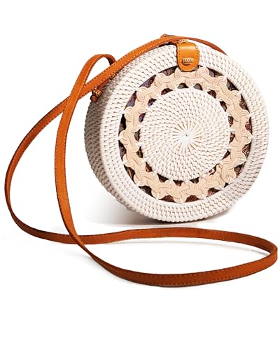 Pro@Home43® - Original auf Bali handgefertigte Damen Rattan Handtasche/Umhängetasche/Schultertasche in Geschenkbox von Pro@Home43